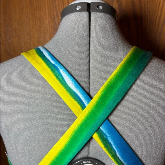 Calvin Klein Multicolor Striped Midi Dress size 2. - Picture 5 of 9